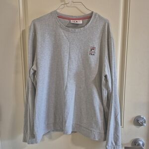 Fila Heather Gray Crewneck Sweatshirt